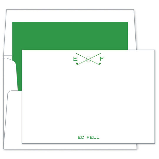 Golf Flat Note Cards